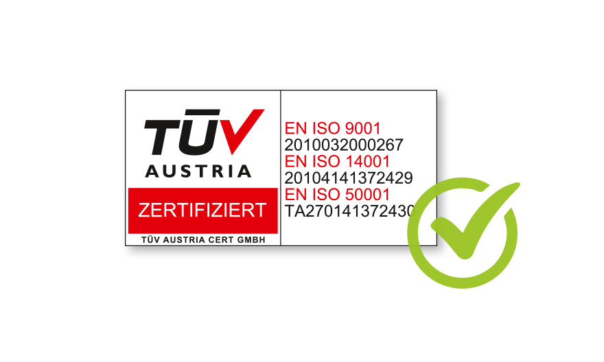 TÜV und ISO Zertifizierung